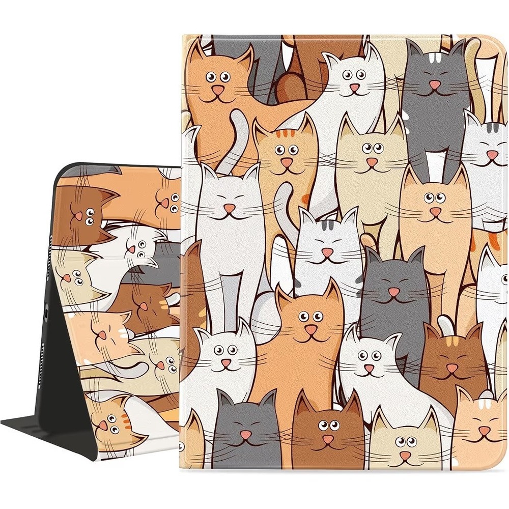 Cute Cat Pad Case for 11 Inch iPad Air(2024)/10.9 Inch iPad Air 4/Air 5